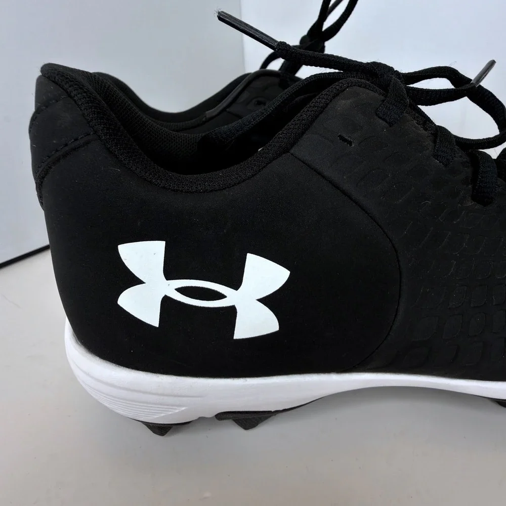 Under Armour Leadoff Low RM Youth Baseball Cleats Black White 3026607001 Size 5Y